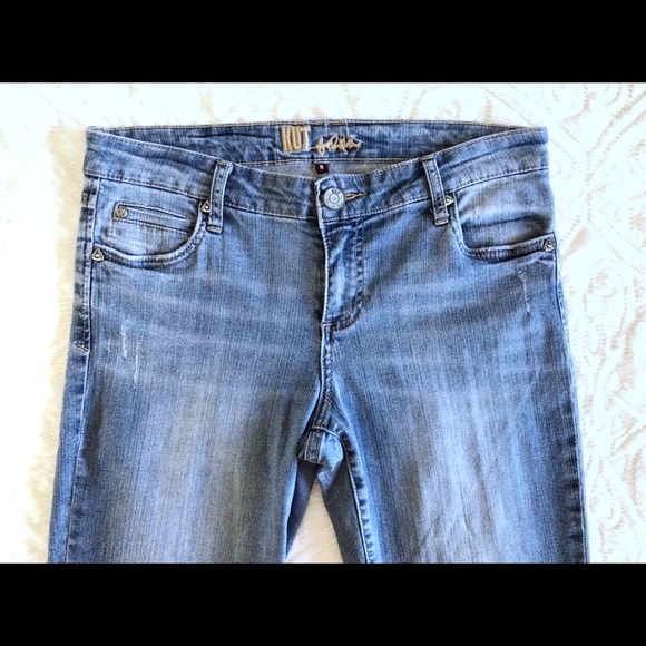 Kut From the Kloth Jeans Size 8 Straight Leg Medium Wash - Picture 5 of 8